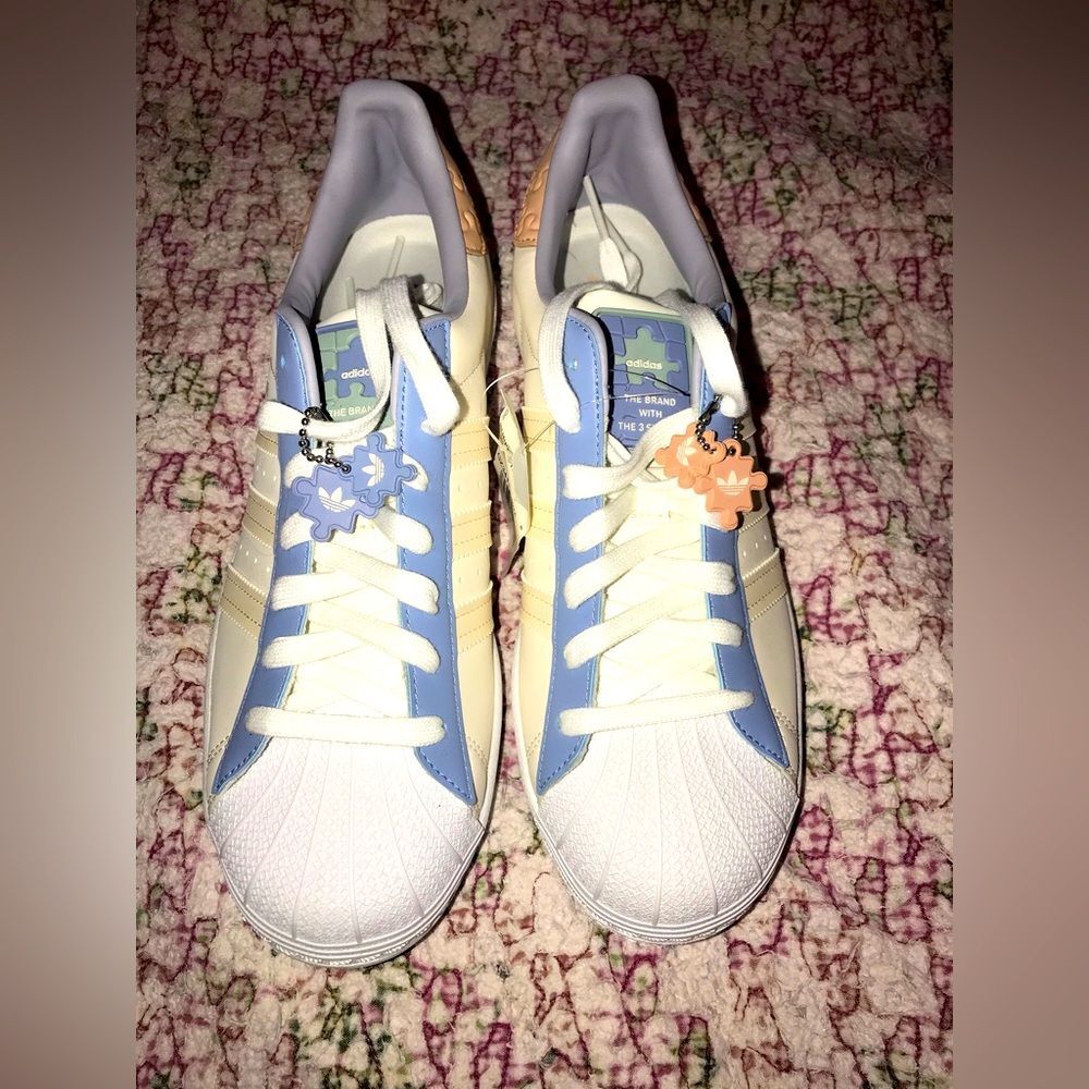 Adidas Originals Superstar Limited Edition Men's Size 8.5 NWT CREAM